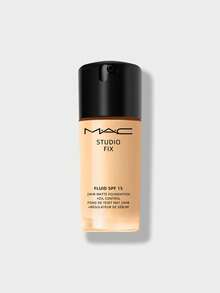 MAC Studio Fix Fluid SPF 15 24Hr Matte Foundation Plus Oil Control - NC15 -1 Fl Oz/30 ML - Flawless Liquid Foundation (New) NC15 (30ml) - View 9
