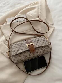 1 pieza Bolso de mano nueva moda bolso Joker vaquero con asa larga, nueva textura avanzada, nicho original para llevar en el hombro y debajo del brazo, adecuado para viajar, citas, compras, uso de trabajadores de cuello blanco, obsequio para novias y otros escenarios.