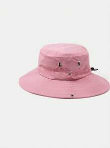 Fashionable Printed Reversible Christmas Light Beads Bucket Hat, For Street, Party, Outdoor Travel Sunny Hat