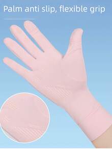 1 par de luvas de direção leves, anti-UV, sem dedos, respiráveis para ciclismo de verão, adequadas para mulheres, presente para namorada/mãe - Multicolorido - Ver 6