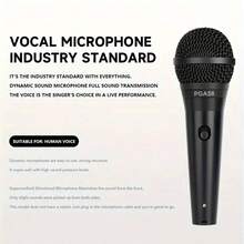 PGA58 Cardioid Dynamic Microphone For Stage Singing Professional Wired Microphone For Karaoke BBOX Recording Vocal - Black - View 3