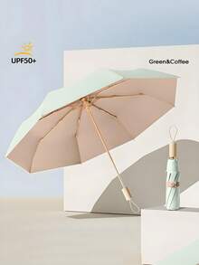 8 骨紧凑型经典折叠雨伞，具有防紫外线、防风和防水功能，非常适合男士和女士，休闲使用、旅行和户外活动，防晒户外遮阳可爱雨伞，适用于露营车女孩女士男孩男士旅行必备折叠大号小号中号防水轻便教师妈妈父亲圣诞节礼物便携式透明迷你口袋 - 彩色 - 查看 20