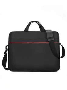 1pc Men's Handheld & Shoulder Laptop Bag, New Crossbody Portable Computer Bag, Business Commute Briefcase Notebook Sleevefor Back To School School Stuff Bag For School Work Laptop Bag For Women Mac Book Case - Multicolor - View 2