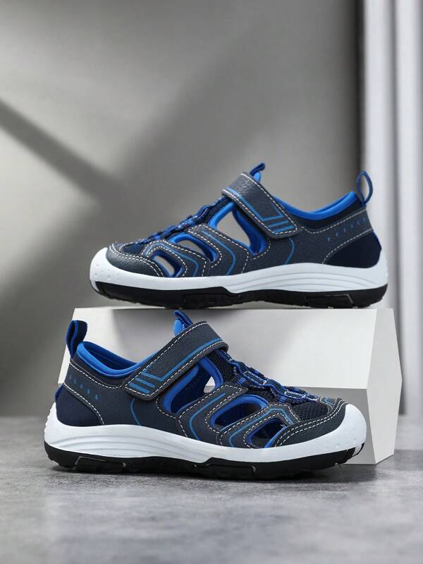 Kids Sports Shoes, Youths' Leather Waterproof Anti-Slip Durable Running Shoes, Suitable For Outdoor Sports And Easy To Wear