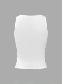 Women's Tank Top Summer Y2K Sexy Young Hot Commuting Versatile Solid Color Top