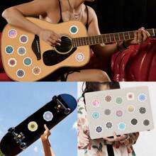 50 PIEZAS Pegatinas de mandala estilo vinilos estéticos para scrapbooking, diarios, paragolpes, monopatines, botellas de agua, dibujos animados, cascos de trabajo, automóviles y decoraciones