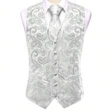 Men's Single-Breasted Sleeveless Summer Suit Vest