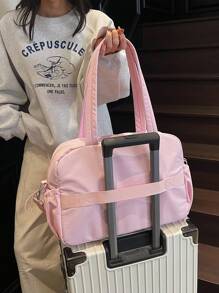 Large Capacity Travel Duffel Bag, Student School Backpack, Gym Yoga Training Sports Bag, Waterproof & Luggage Strap Design, Multifunctional Travel Organizer Bag, Carry On Flight Bag Bag For School School Accessories School Stuff