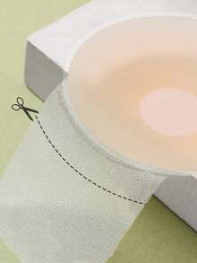 1/2pairs Silicone Bra Push Up Adhesive Breast Lift Nipple Cover Stickers Support Anti-Sagging Chest Paste - Multicolor - View 5