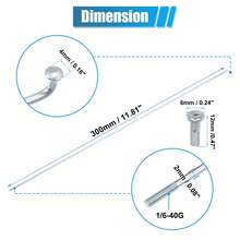 Bicycle Spokes Steel Bike Spoke With Nipples For Most Bicycle - 銀色 300mm 14G 36件鋼 - 查看 3