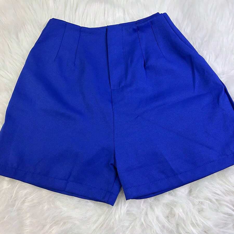 WOMEN'S TAILORED SHORTS NEW FASHION 2025 - Royal Blue - View 1