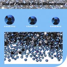 500pcs/1000pcs Resin DIY Jelly Rhinestones Flat Bottom Rhinestones Mini Rhinestones Jewelry Findings, Suitable For Phone Cases, Shoes, Clothes, 2mm/3mm/4mm/5mm/6mm