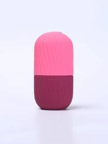 1 pieza Molde de cubitos de hielo de silicona para la cara, molde de rodillo de masaje de enfriamiento, molde de rodillo de belleza, masaje de la piel, reduce la rojez y la hinchazón, reduce los poros, terapia de frío, cuidado de la piel, silicona suave y duradera, deformable, herramienta de maquillaje de belleza, belleza, productos de cuidado de la piel, spa, autocuidado, herramientas de cuidado de la piel, cuidado facial, suministros de esteticista, masaje, herramienta de masaje facial, rodillo facial, rodillo de hielo, rodillo de hielo facial