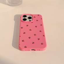 1 szt. Biały z czerwoną wiśnią etui na telefon kompatybilny z telefonami Apple - Wyrazisty róż - Zobacz 9