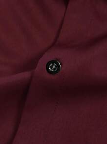 قميص كلاسيكي وبسيط للمكتب بأكمام طويلة، متعدد الاستخدامات وأنيق للعمل والأوقات العادية، خريف