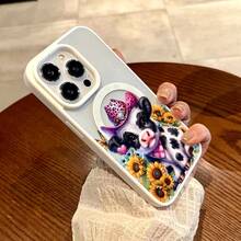 Cute Highland Cow Pattern Premium Magnetic Phone Case For Compatible With IPhone 16/15/14/13/12/11/ProMax/Pro/Plus/XSMax/XS/X,For Compatible With Samsung Galaxy S22/S23/S24/S25/Plus/FE/Ultra,Fashion Female Summer Unique Y2k Cases Transparent Shockproof Anti-Drop Protective Ultra-Thin Design Acrylic+Tpu Hard Back Non-Yellowing Clear Protection Cover Men Stylish Casing Girl Women Ultimate Fundas Para Protectores De Celulares Accessories Friend Gift Aesthetic Protector Forro De Teléfono - Multicolor - View 74