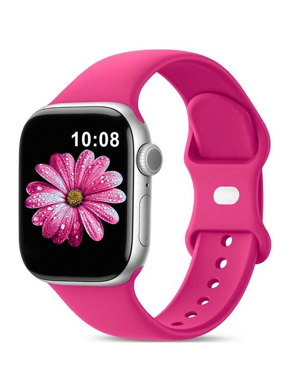 Compatible With Apple Watch Band For Teens Series 10/9/8/6/5/4/3/SE/Ultra 1&2 (38mm/40mm/41mm/42mm/44mm/45mm/46mm/49mm) - Anti-Sweat Silicone Strap With Hypoallergenic Design, Breathable & Non-Slip For School Sports & Daily Wear