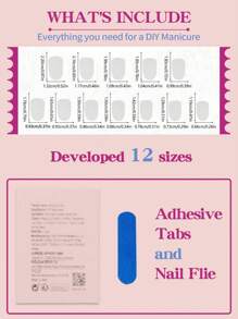 24 piezas Juego de uñas postizas de estilo francés con degradado rojo, uñas acrílicas de tacón alto y estilo de moda, uñas postizas de cobertura completa y larga duración, incluye 1 hoja de pegatinas adhesivas y 1 lima de uñas mini, perfecto para atuendos casuales y suministros de uñas