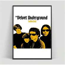 1 件可选框架海报墙艺术流行美国摇滚乐队 V-Velvet U-Underground 海报用于墙壁装饰帆布画办公室装饰家居，墙壁艺术带框架 - 彩色 - 查看 6