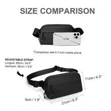 Bolso de pecho de bolsillo para cambio de llave de teléfonoóvil, bolsa de moda, todo lo deportivo, correr, caminar, nuevo GEY7 - Negro - Ver 7