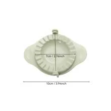 1 pieza Molde grande de plástico rojo para empanadillas, molde de presión para pastelería, apto para herramientas de horneado
