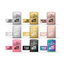 **Indywidualny metalowy ochraniacz zapalniczki** Wybierz swoją czcionkę/symbole - dostępna dostawa na cały świat