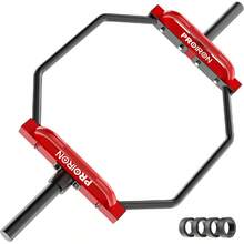 Trap Bar 2", Hex Deadlift Squat Bar, 56" Weight Lifting Shrug Bars Barbell Knurled Handles For Shoulder Exercises, Farmers Walk, 250kg Capacity For Home Gym Workout - Black - View 1