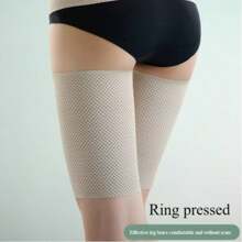 1 paire de bandes de compression amincissantes pour la cuisse - sculptant et lissant les contours des jambes, raffermissant et tonifiant les cuisses, avec une technologie de compression pour un effet affinant et sculptant instantané du corps - Accessoires de gym pour les besoins de mise en forme des jambes et de modelage du corps des femmes