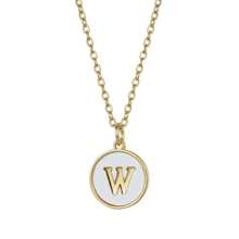 Initial Opal Letter Necklace Jewelry Gifts For Women, Gold Plated Alphabet Opal Pendant Necklace Round Disc Initial Necklace Engraved Letter Necklace With Adjustable Chain Pendant Enhancers For Women And Girls Fashion Style Jewelry
