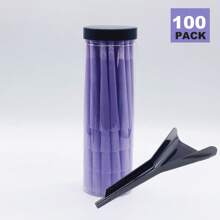 200/100/50/30 Stück Regenbogen Großformat Fertig-Cones Set - 110mm natürliche ungebleichte Drehpapiere mit Filtern, Verpackungsröhren & Trichter, ultraduenn & langsam brennende Trompetenrohr Drehpapiere | Buntes Rauchen Zubehör Set, Urlaubsgeschenke