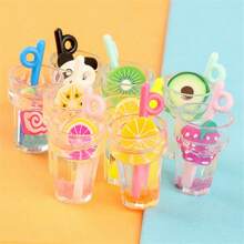 1pc Realistic Mini Luminous Drink Bottle Model, Convenience Store Miniature Decoration, Creative Home Decor Accessories