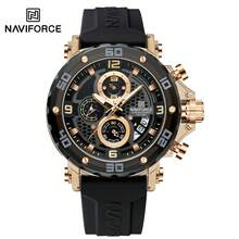 NAVIFORCE Men's Multifunctional Quartz Sport Watch Rubber Band With Luminous Hands & Chronograph,Perfect For BusinessCasual/Sporty/Street/Blacken/IndustrialStyle/Gym/Refreshing/Tonneau/Young/Business - one-size - View 9