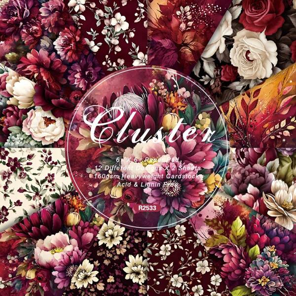 Papel de Parede com Estampa Floral, Adequado para Decoração de Parede do Quarto