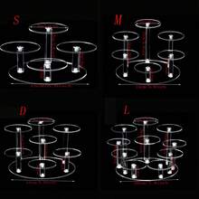 1pc亚克力透明多层展示架，适用于化妆品、蛋糕、盲盒玩具、收藏品、珠宝首饰等展示需求 - 無色 - 查看 6