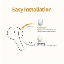 6pcs/Set White Silicone Noise-Proof Ear Pads: 3 Different Sizes, Full Coverage Earphone, More Comfortable Earphone Cover