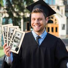 1pc 2025 Graduation Gift Wallet, Wooden Card Box, Cash Holder, DIY Cash Envelope Wallet, Premium Graduation Birthday Gift For Class Of 2025