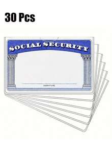 1-50Pcs,PVC Card Holders, Social Security Card Protectors,Medicare Card Holder Protector Sleeves, Clear PVC Waterproof Medical/Credit Card, Business/Social Security Card Protector - Clear Vinyl Plastic Covers For Insurance & Social Security Metro & License Or Credit Cards,Transparent Waterproof Credit Card And Medicare Card Sleeves With Easy Insert Design - Multicolor - View 15
