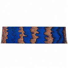 Soft Good Quality African Wax Ankara Fabric Prints Pagne Tissu Polyester Material Stuff Batik Blue Color New 6yards For Sewing