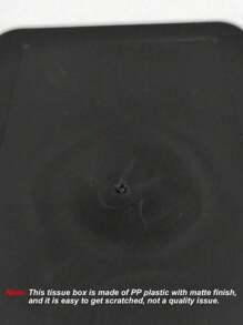 1pc Flip Top Black Paper Towels And Wipes Box Holder, Household Items, Table, Home Decor, Home Organization And Storage, Room Decor, Room Decor Bedroom, Kitchen Accessories, Kitchen Tools, Organized Kitchen, Travel, Holidays