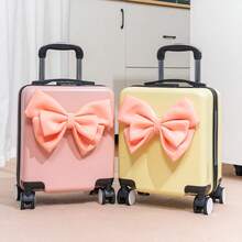 14-Inch Multi-Functional Carry-On Luggage With Cup Holder, Spinner Wheels, Travel Suitcase With Lock, Portable Cabin Trolley Case, Suitable For Spring & Autumn Flights Vacation Travel Accessories Summer Travel Essentials Bag For School School Accessories School Stuff