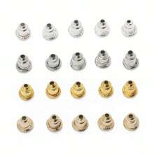 100pcs 5.5x3.5mm Metal Earring Back Plug Blocked Caps Earring Settings Base Ear Studs Back Stopper Accessories