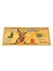 Disney Disney Princess Prince Commemorative Banknotes, Collecting Gift, Roleplay Toys, Suitable For School Rewards, Holiday Gifts, Graduation Season, Party Favors, Commemorative Meaning, Made Of PVC Material
