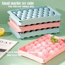 1 Sets 2-In-1 Covered Leak-Proof Spherical Ice Cube Tray - A Chic Frozen Ice Cream Machine For Cocktails And Whiskies