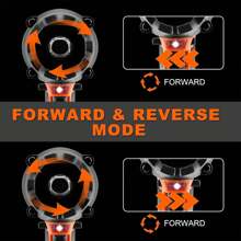 Cordless Impact Wrench 1/2 Inch Brushless Impact Gun Max Torque 320 Ft-Lbs 430N.M Impact Wrench With 21V Brushless Motor With 3.0Ah Li-Ion Battery And 7 Sockets