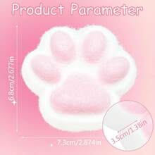 2Pcs Taba Squishy Paw, Cat Paw Squishy Toys,[2025 New] Oversized Cat Paw Design, Slow Rebound Stress Relief Toy, Cute Creative Gift, Taba Squishy Toys(Random) - Multicolor - View 4