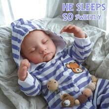 BABESIDE Realistic Reborn Baby Dolls Boy - 20 Inches Lifelike Baby Doll With Full Body Vinyl, Sleeping Newborn Baby Dolls Gift Toy For Kids Age 3 + Realistic Babies,Baby ,Reborn Baby ,Kids Toy,Realistic,Lifelike Baby Dolls,Toys ,Doll Toys  Christmas Decoration Christmas Gift  Anatomically Accurate - Multicolor - View 7