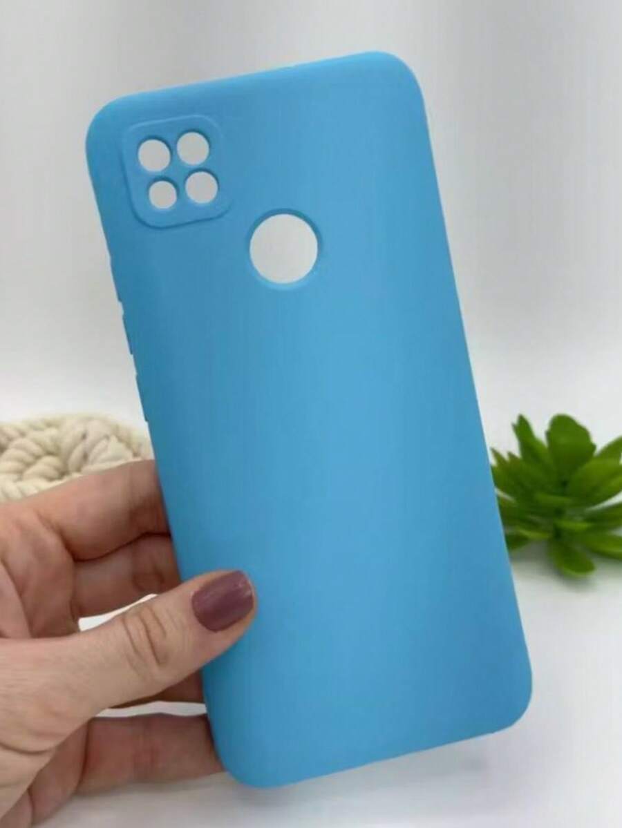 Velvet Silicone Case For A22 4g / M32 - Blue - View 1