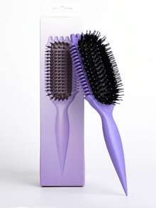 卷发定型刷，2025 最新款卷发刷造型刷，卷发刷，卷发定型刷，女士卷发造型，带盒，返校季、旅行度假必备品，女士发饰