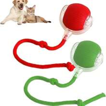 Interactive Rolling Dog Ball, Interactive Dog Smart Ball Toy, 360°Smart Automatic Rotating Rolling Ball For Dogs & Cats