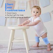Baby Knee Pads For Crawling - Anti Slip Unisex Baby Knee Protectors - Toddler Knee Pads Gift Idea For Baby
